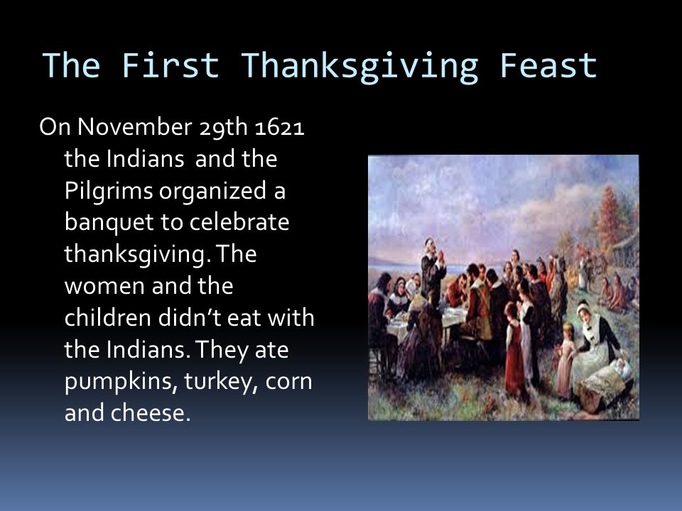 The First Thanksgiving By Félix `n` Hugo The First Thanksgiving The ...