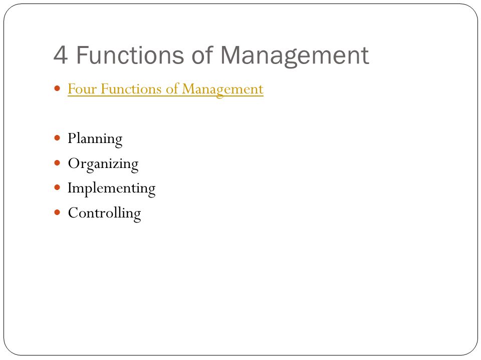 10 functions of management define four functions of management
