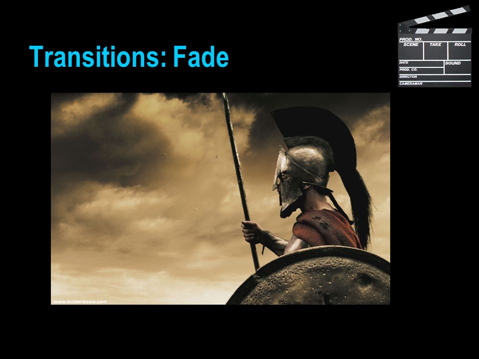 Transitions: Fade