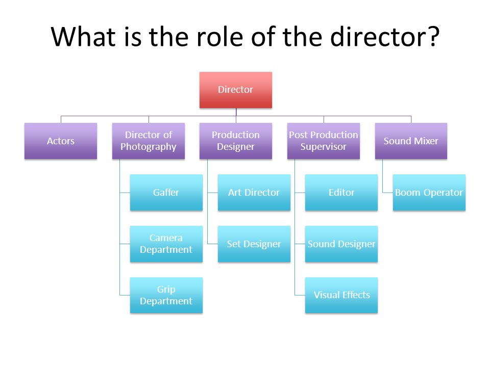 Week 3 Lecture Directing What Is The Role Of The Director