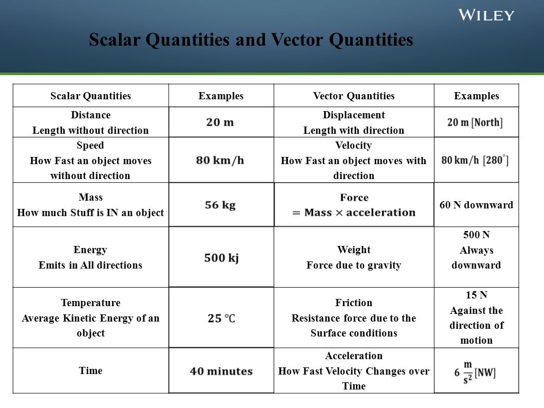 Quantity scalar The Scalar