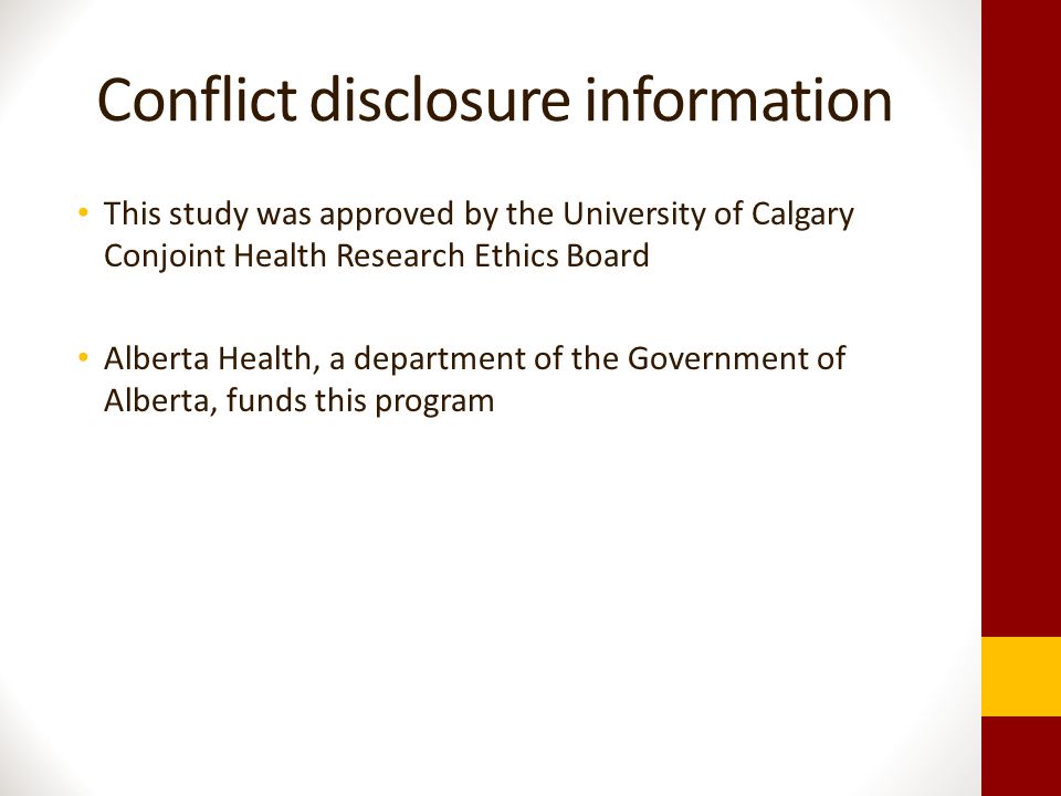 conjoint health research ethics board