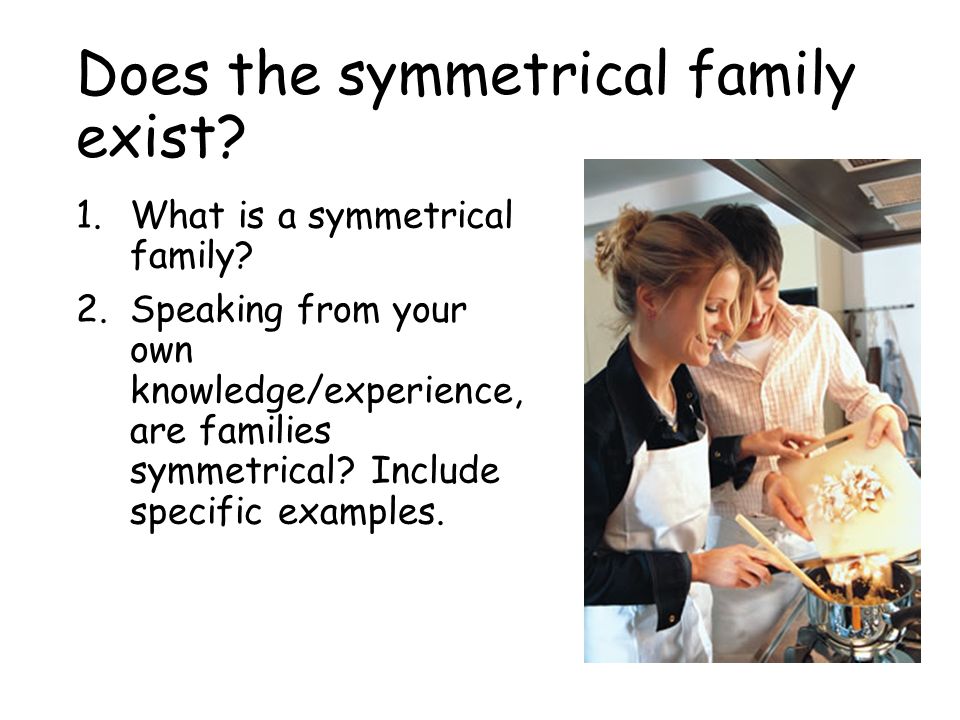 symmetrical family sociology definition