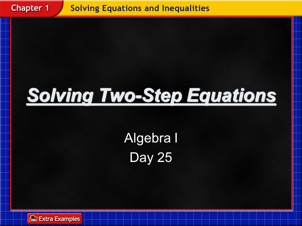 Math Example: Solving One-Step Equations: Example 20