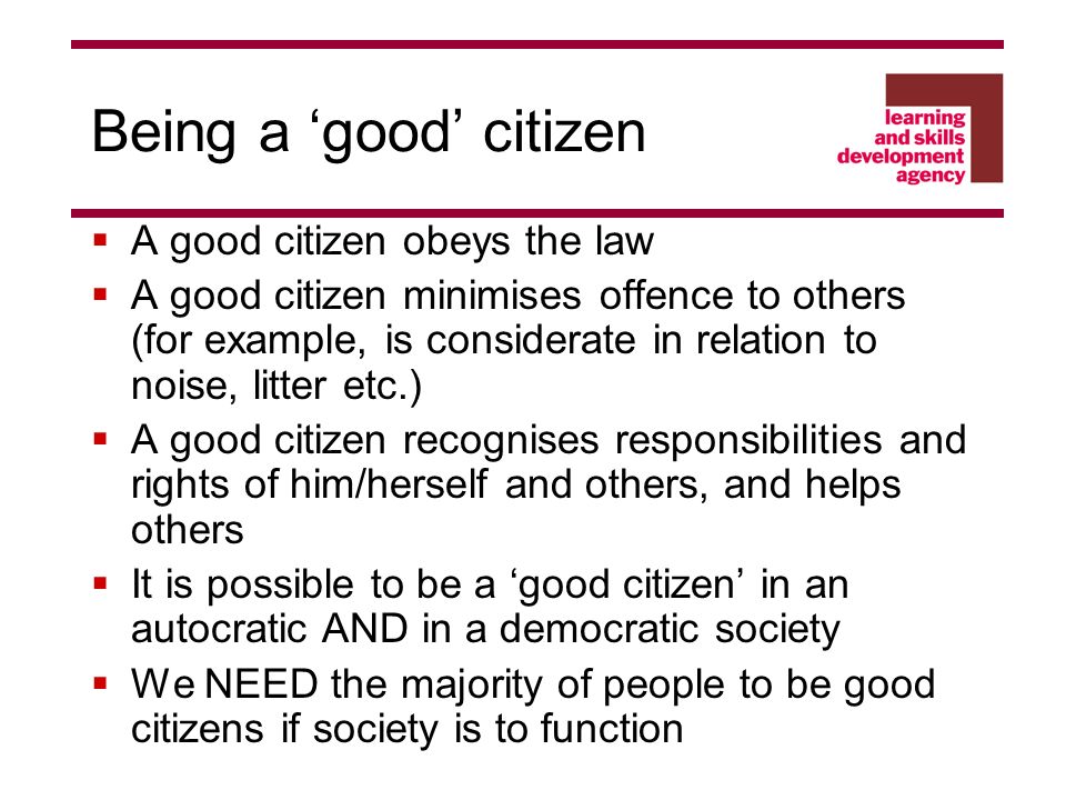 what does being an active citizen mean