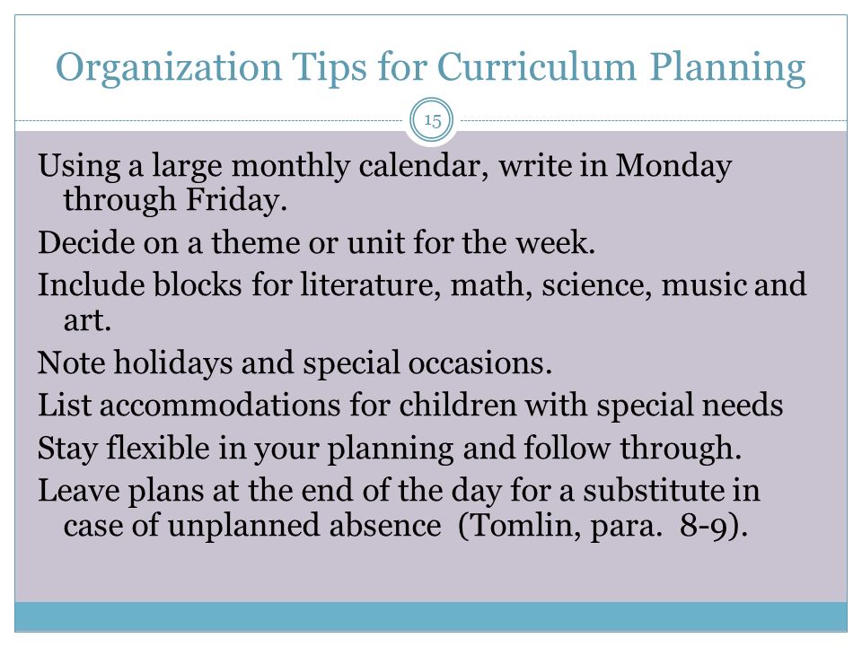 stacey stember ce101 unit 8 seminar curriculum planning ppt download monday through friday calendar
