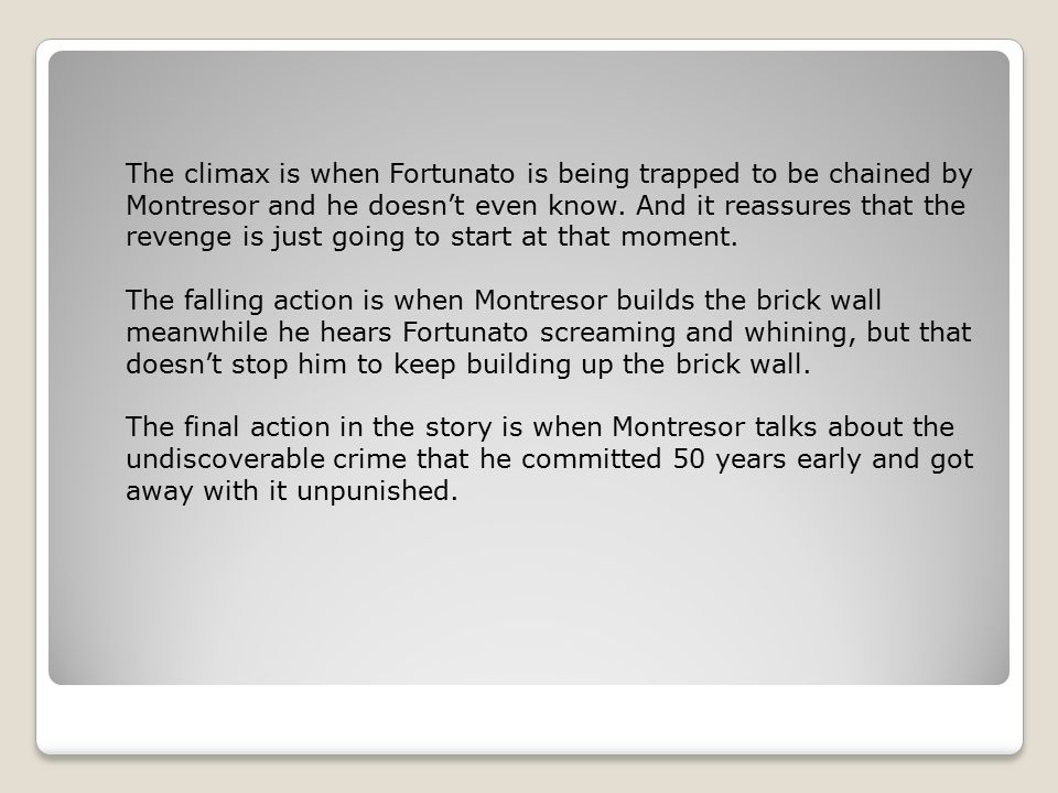 the short story of the cask of amontillado