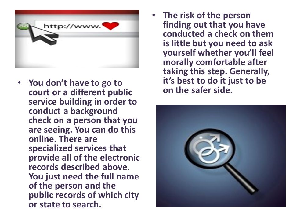 best background check for dating