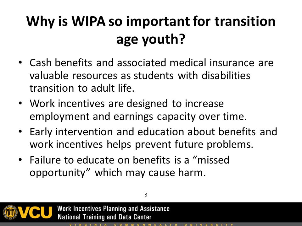 Why is WIPA so important for transition age youth.
