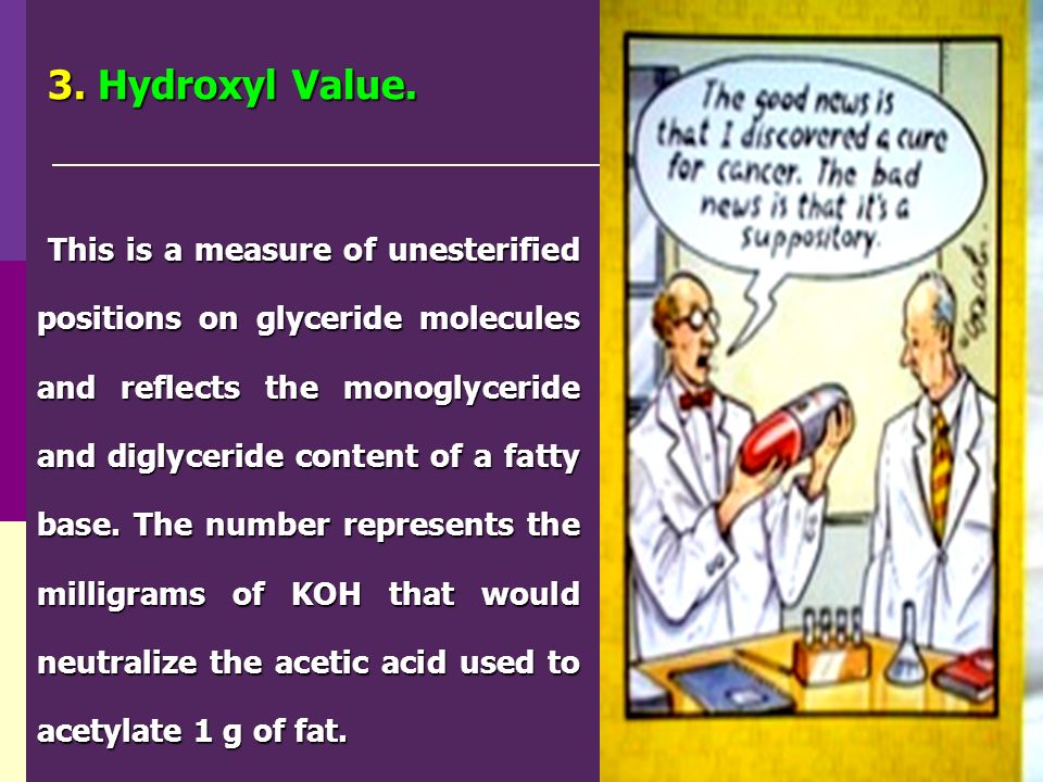 3. Hydroxyl Value.