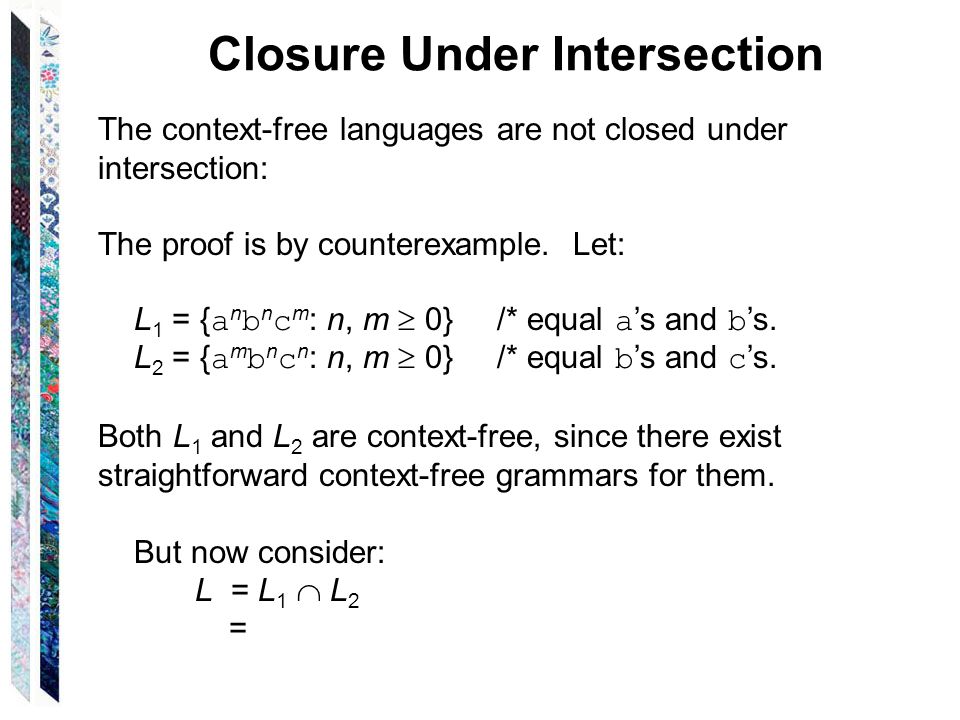 Context Free and Noncontext Free Languages Chapter ppt download