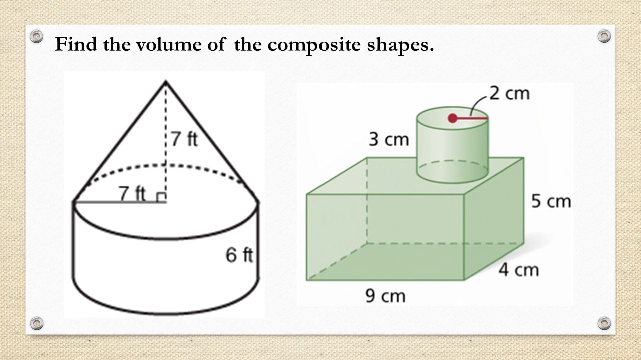 VOLUME OF CYLINDERS AND CONES DAY TWO. EOG Warm up: Monday, March For Volume Of Composite Figures Worksheet