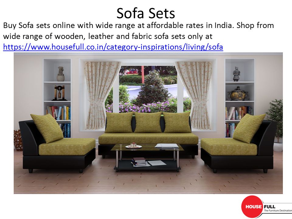 Sofa Sets Buy Sofa sets online with wide range at affordable rates in India.