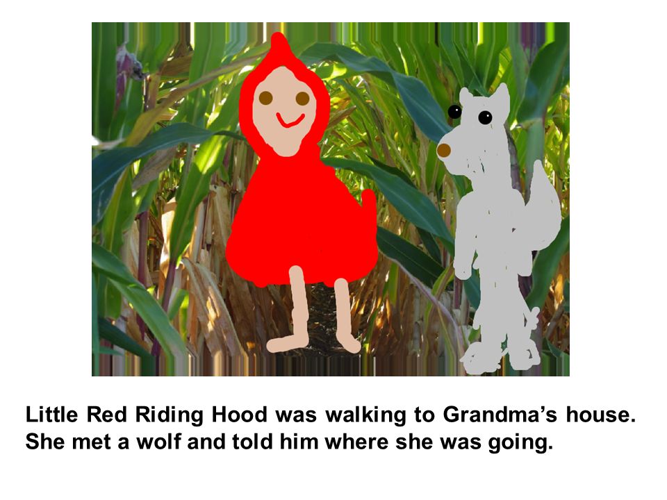 Little Red Riding Hood Was Walking To Grandma S House She Met A
