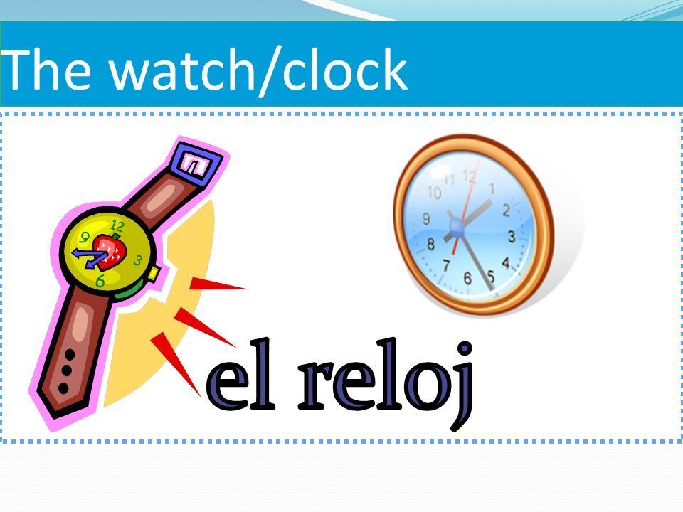The watch/clock