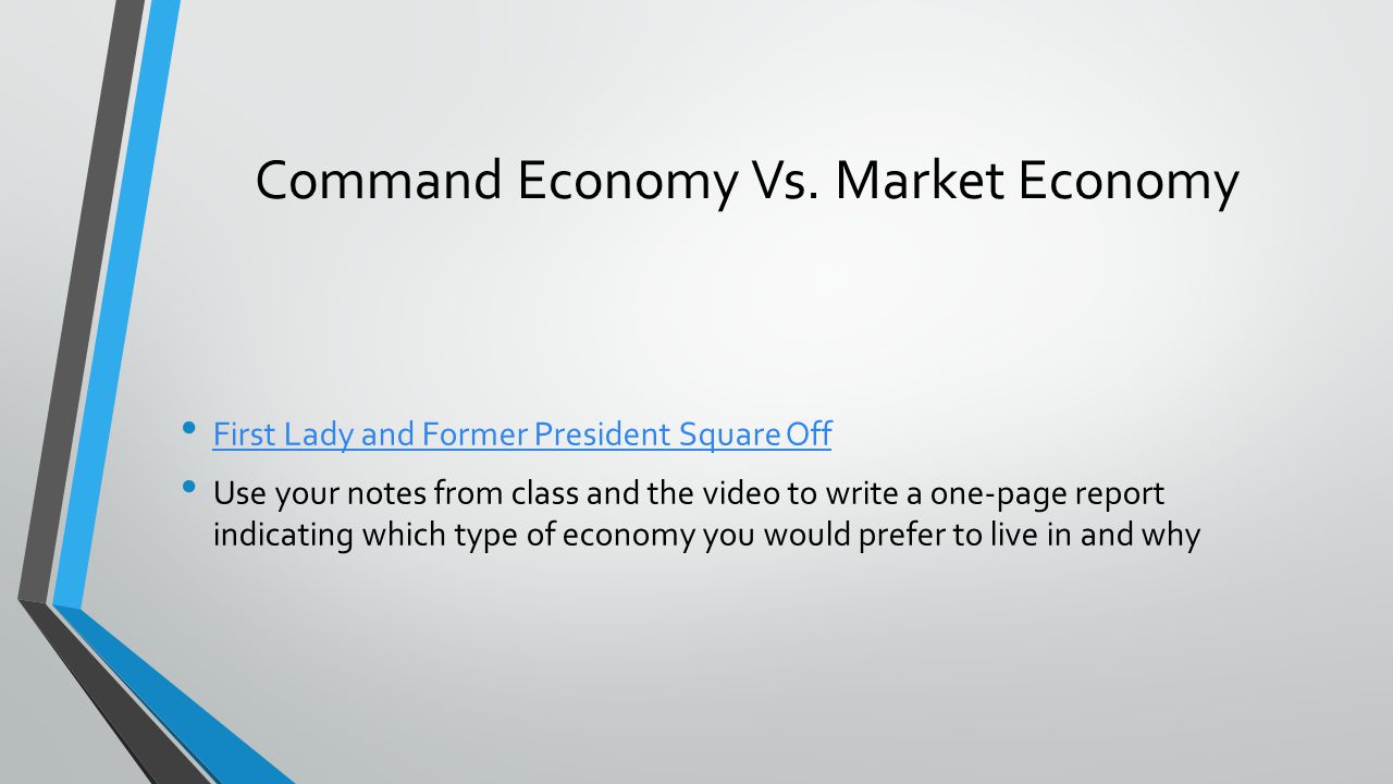 Command Economy Vs.