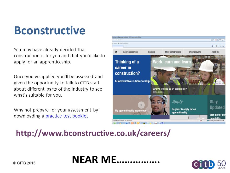 Bconstructive You may have already decided that construction is for you and that you d like to apply for an apprenticeship.