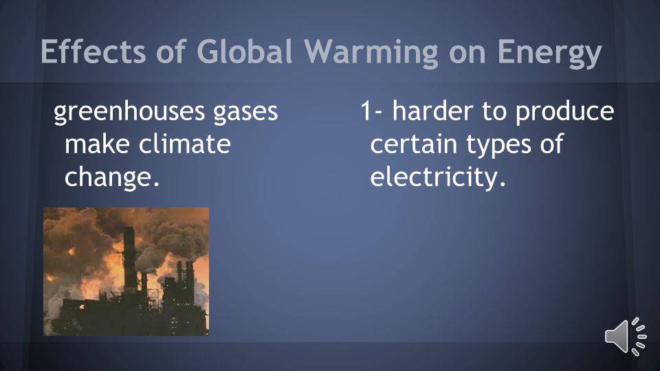 Causes of Global Warming 1- Air conditioning can make global warming.