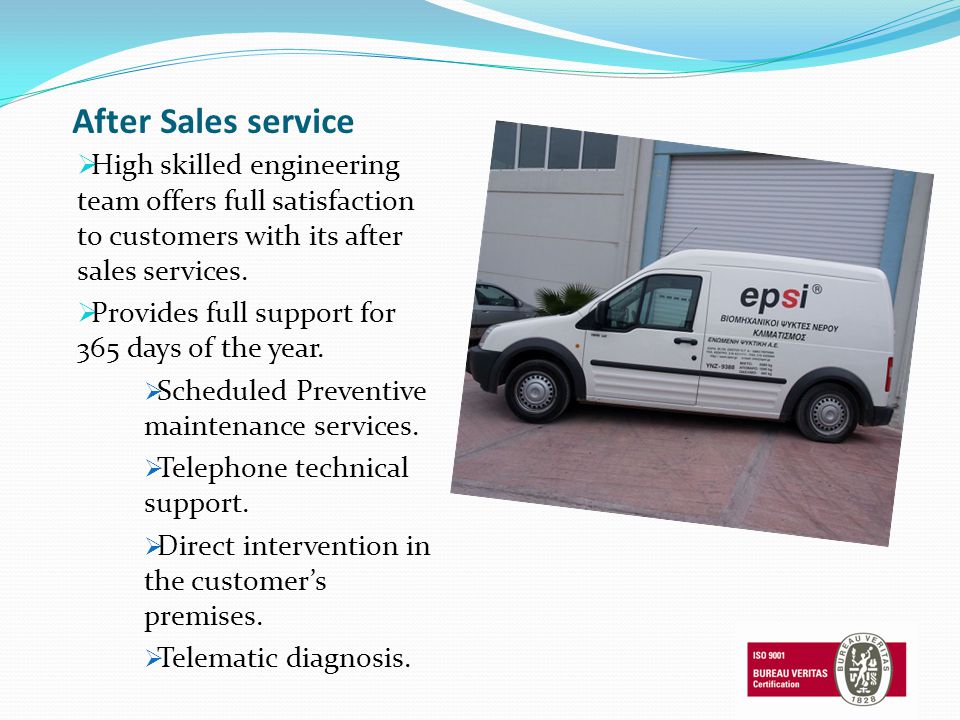 After Sales service High skilled engineering team offers full satisfaction to customers with its after sales services.