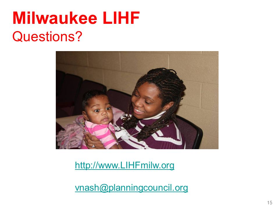 15   Milwaukee LIHF Questions