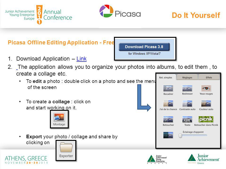 Do It Yourself Picasa Offline Editing Application - Free 1.Download Application – LinkLink 2.