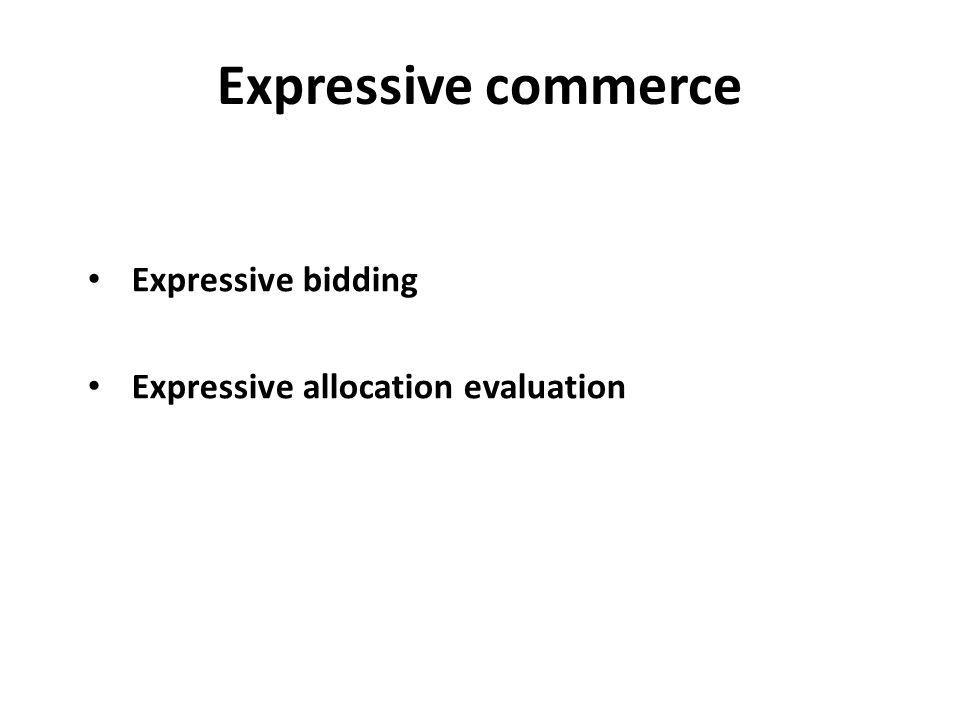 Expressiveness in mechanisms and its relation to efficiency: Our experience  from $40 billion of combinatorial multi- attribute auctions, and recent  theory. - ppt download