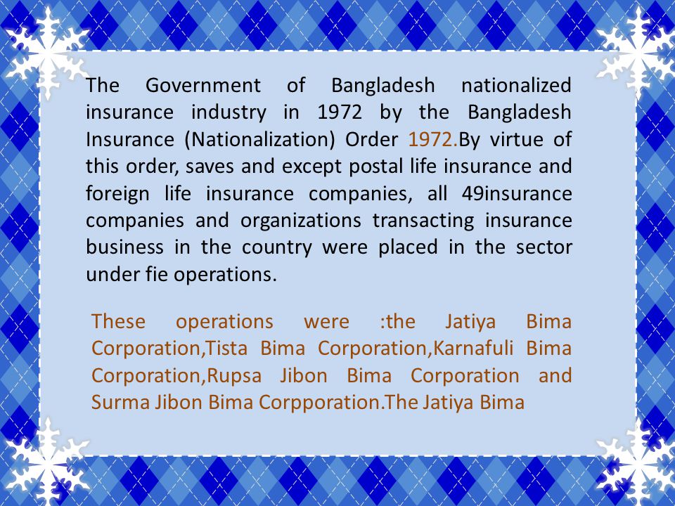 overview of insurance industry in bangladesh