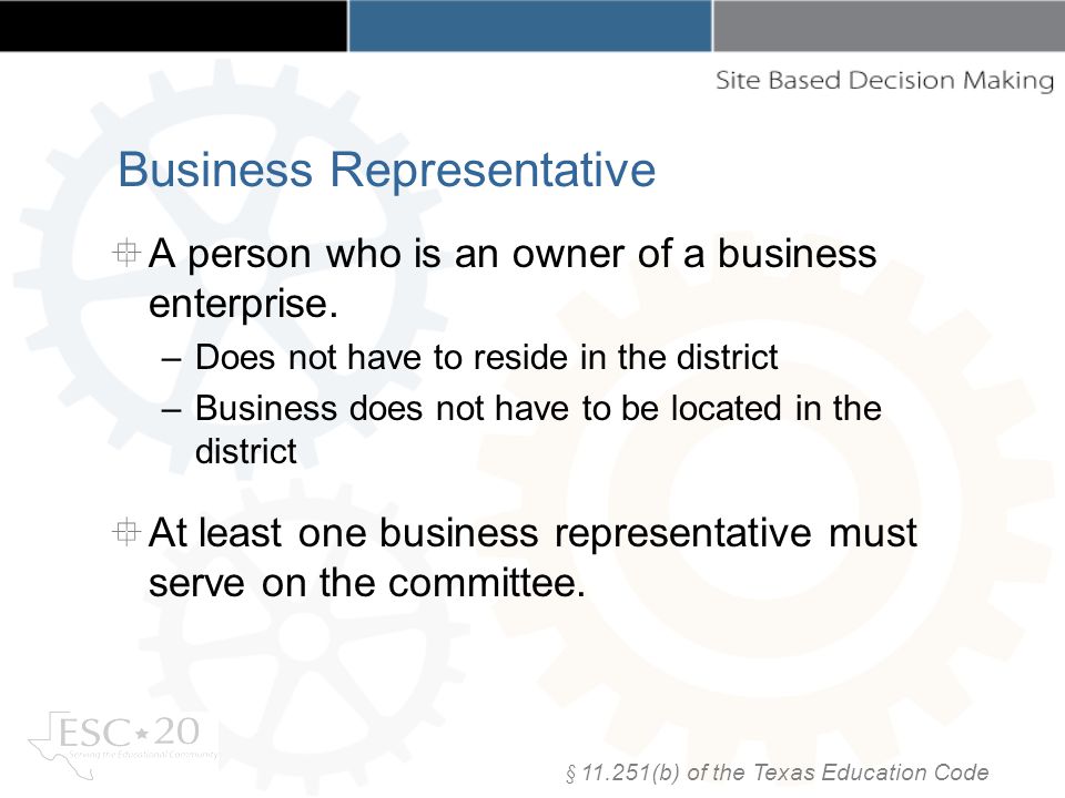 A person who is an owner of a business enterprise.