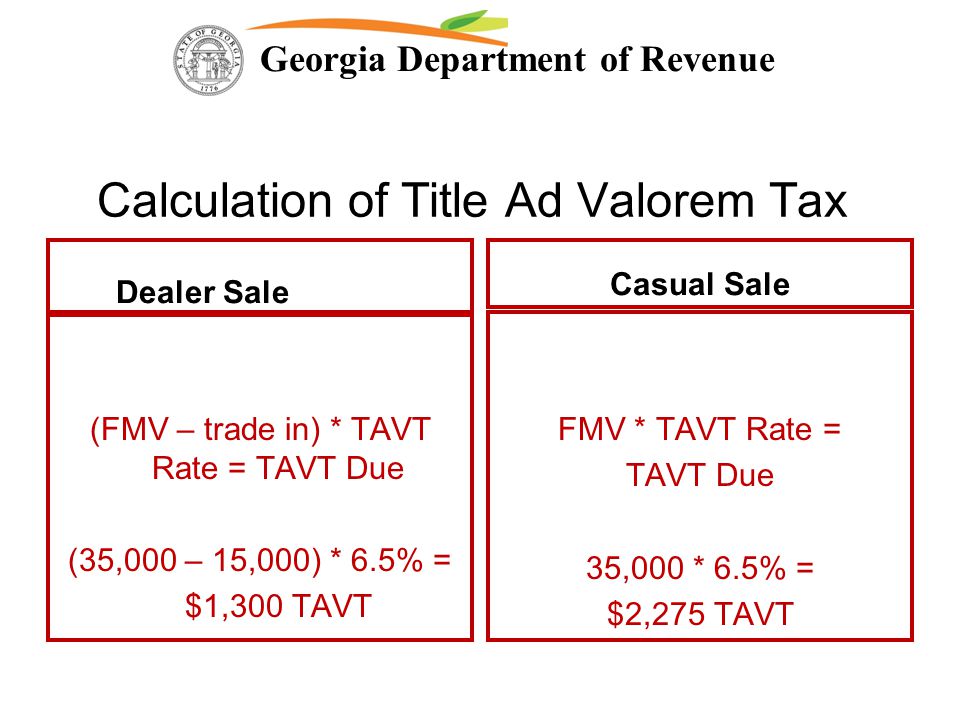Georgia Ad Valorem Tax Calculator >> Georgia Department Of Revenue Changes To Georgia Law Impacting The Georgia Ad Valorem Tax Calculator >> Georgia Department Of Revenue Changes To Georgia Law Impacting The
