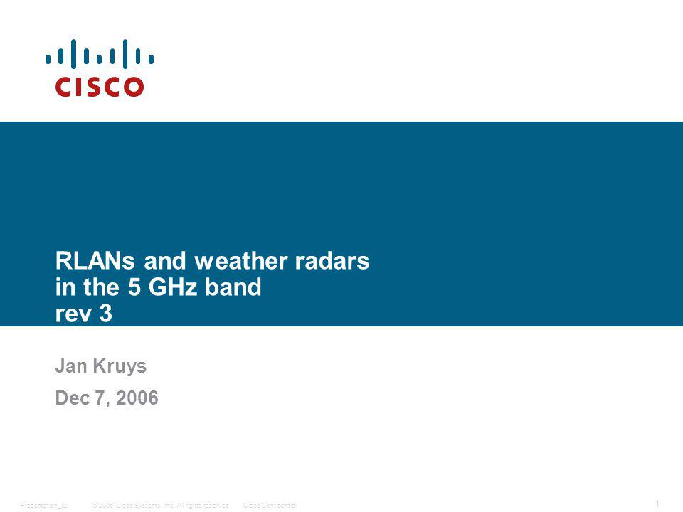 © 2006 Cisco Systems, Inc.