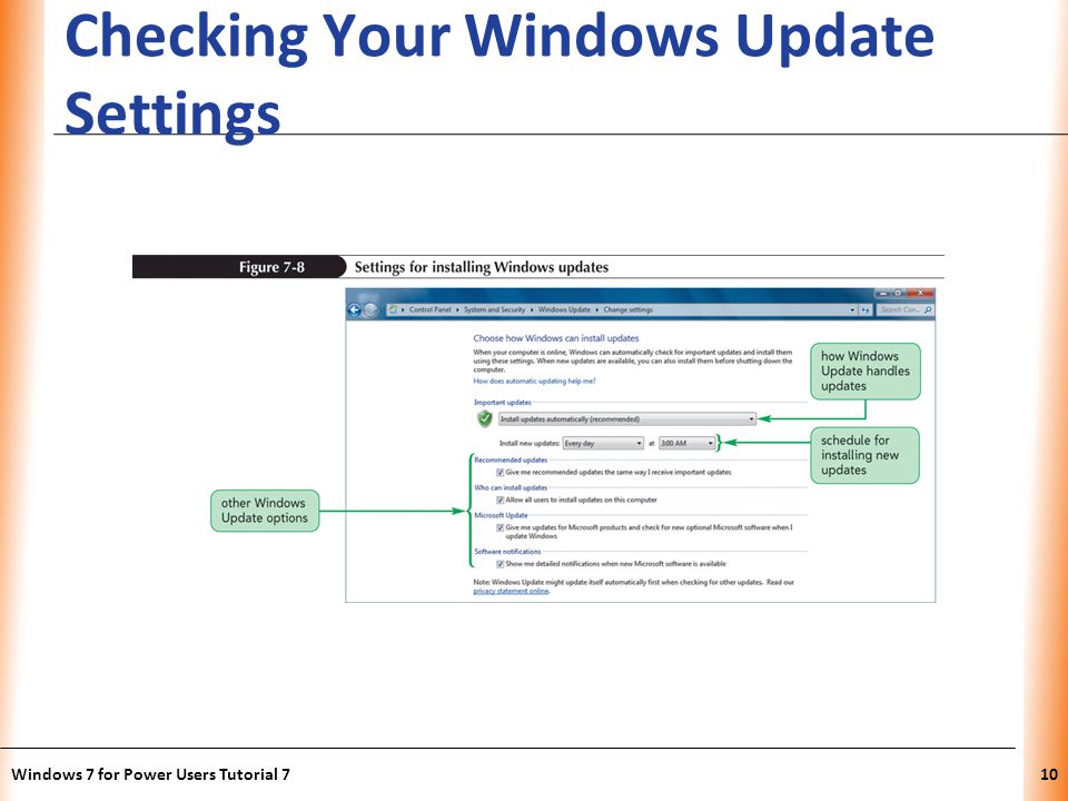XP Checking Your Windows Update Settings Windows 7 for Power Users Tutorial 710