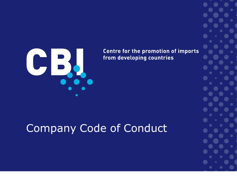 Company Code of Conduct