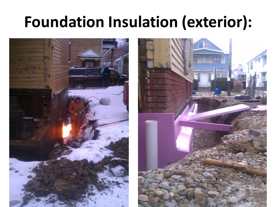 Foundation Insulation (exterior):