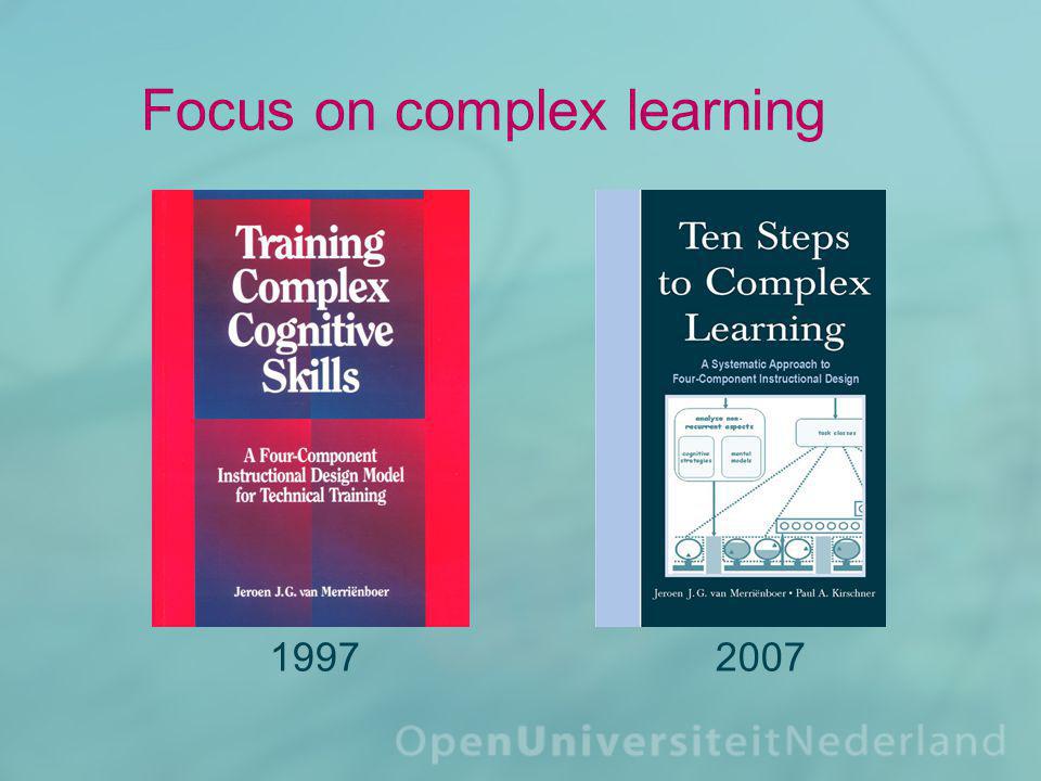 Ten Steps to Complex Learning Iwan Wopereis Educational Technology  Expertise Centre (OTEC) Open University of the Netherlands (OUNL) Workshop  Ten Competence. - ppt download
