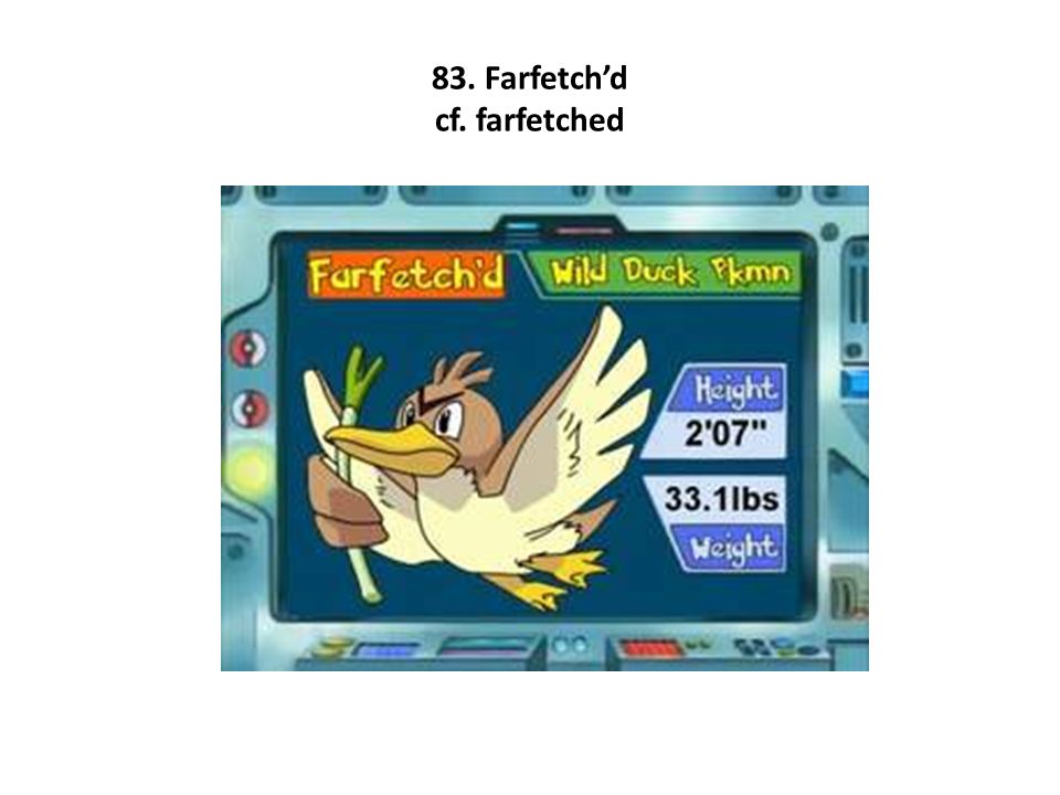 Pokemon Facts #83 - Farfetch'd — Steemit