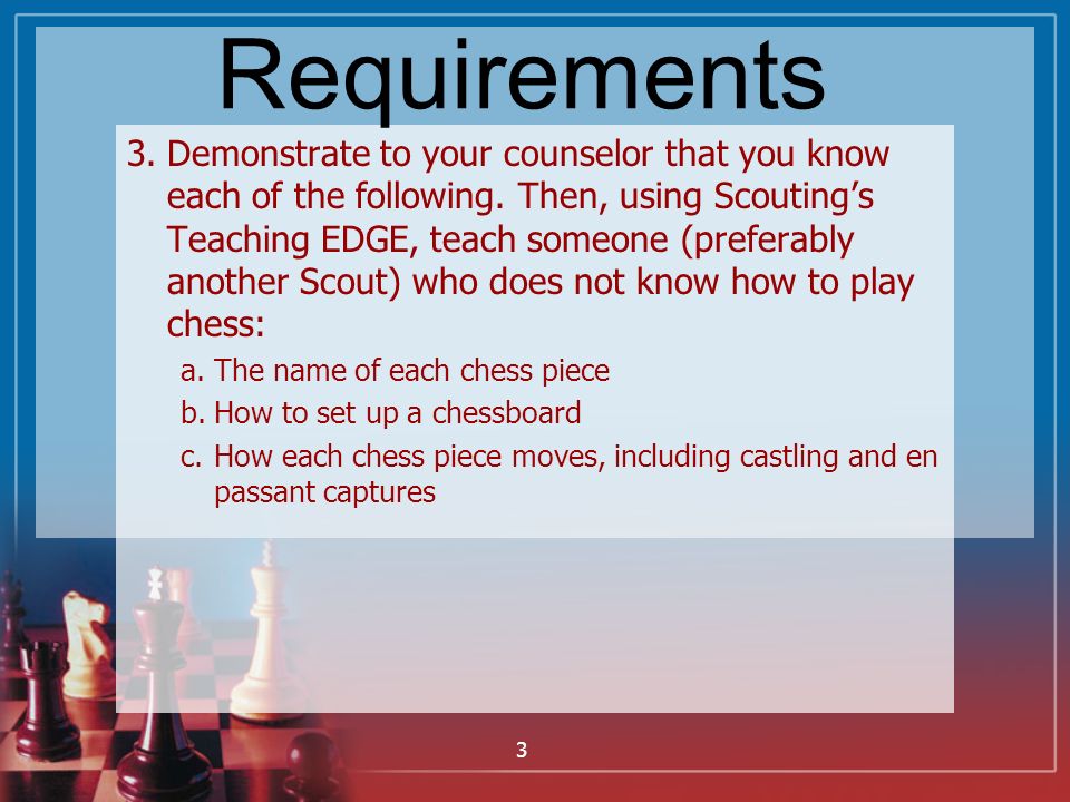 Chess Merit Badge ⚜️ Requirements and Guides 