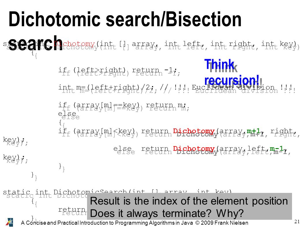 1 A Concise and Practical Introduction to Programming Algorithms in ...