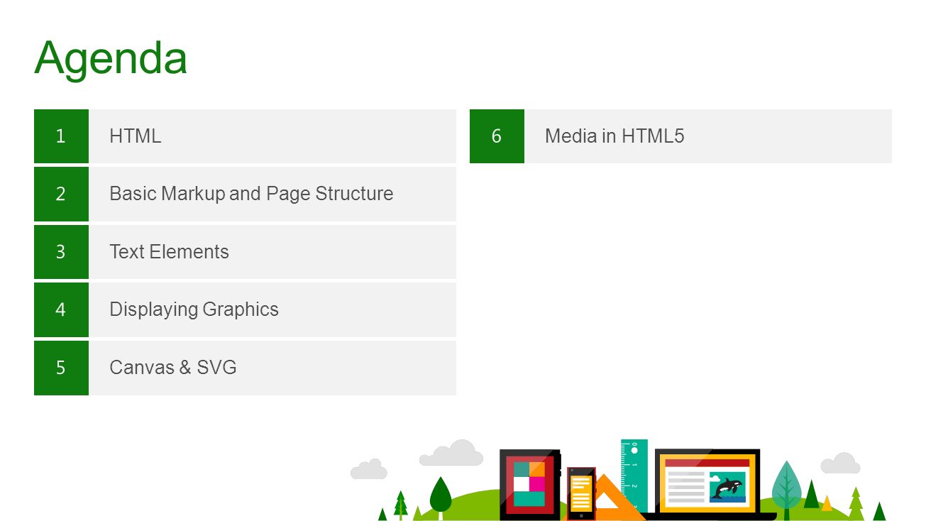 2.1. Choose and configure HTML5 tags to display text content Choose and  configure HTML5 tags to display graphics Choose and configure HTML5. - ppt  download