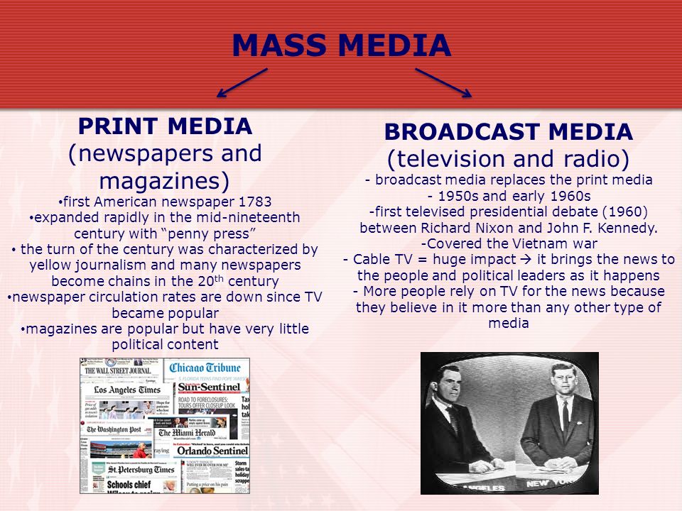 debate on mass media