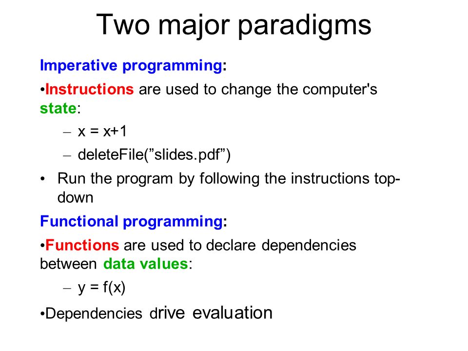 Of the program these are. Imperative Programming. Programming Paradigms. Imperative language. Imperatives функции.