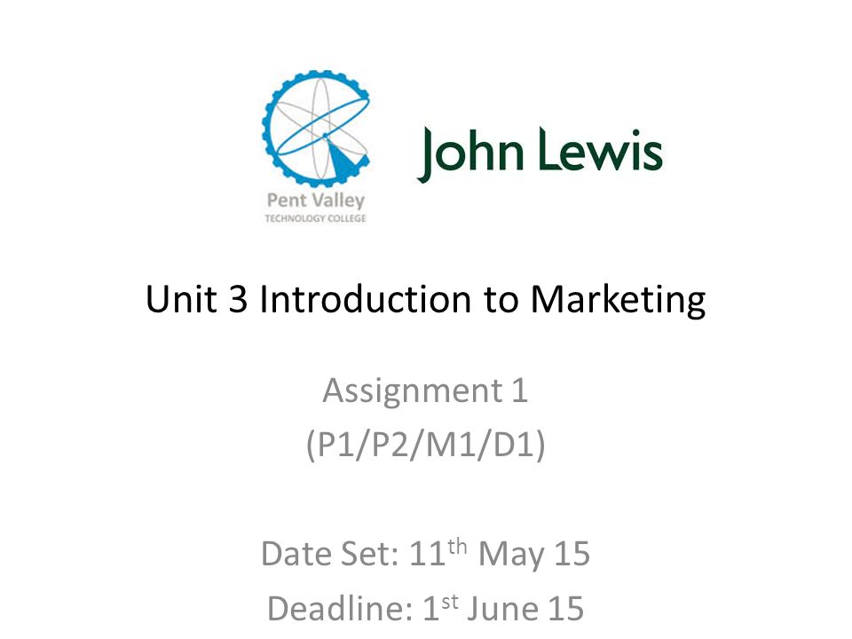 introduction to marketing coursework