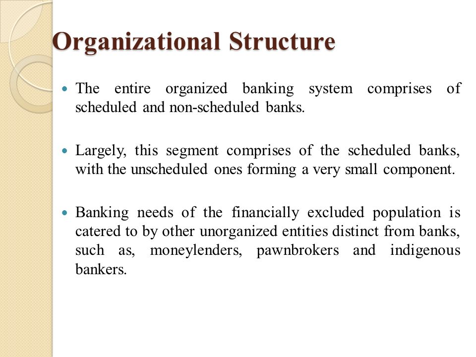 organisational structure of icici bank