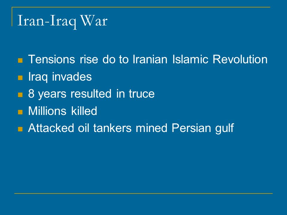 Chapter 28 Middle East Today Section 1 Regional and Global Issues ...