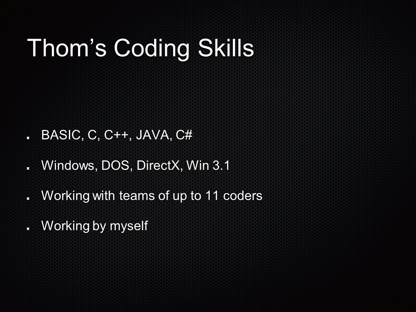 Writing better code A presentation by Thom Robertson. - ppt download