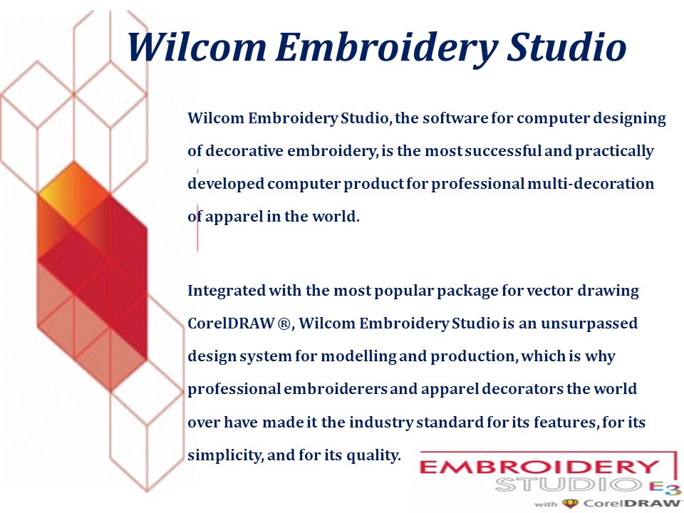 wilcom embroidery studio e2 features