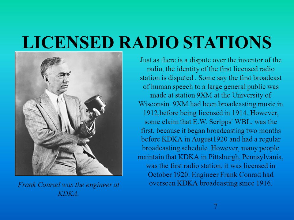 Inventor Of Radio Broadcasting