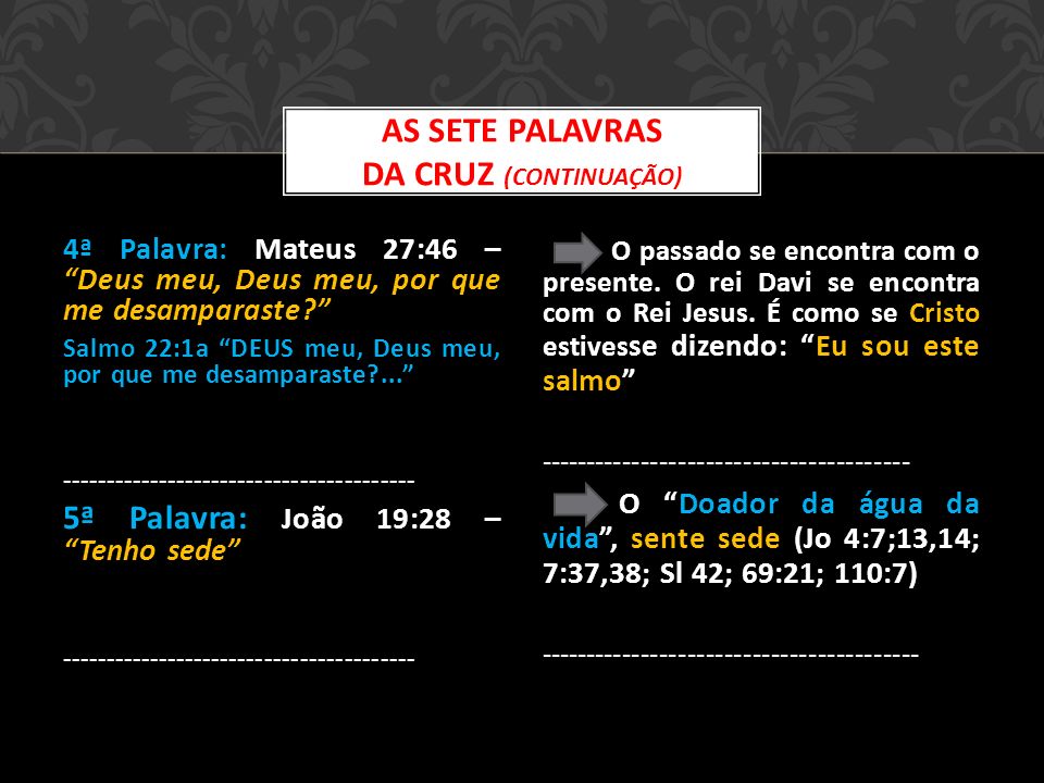 Mateus 27:46 - Bíblia