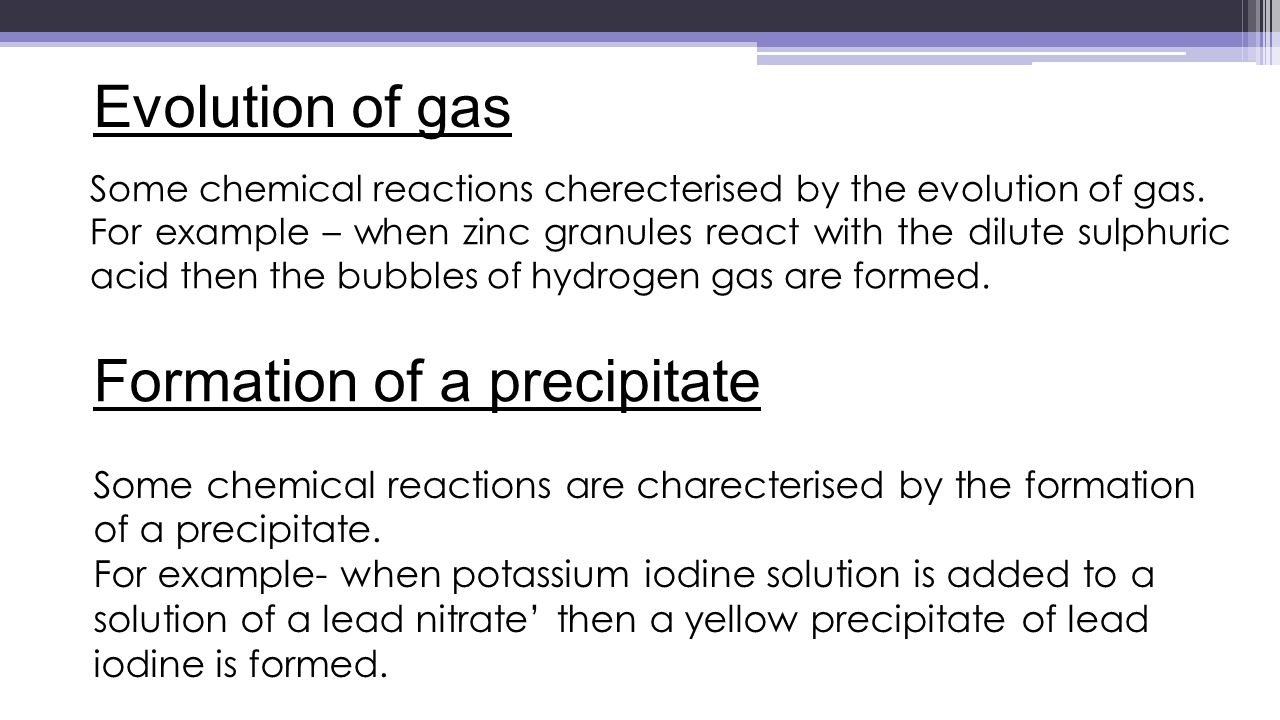 Chemical Reactions And Equations Chemical Reaction Chemical Reactions Are The Process In Which New Substances With New Properties Are Formed When A Ppt Download