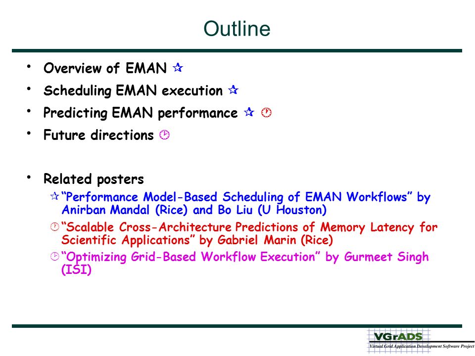 Eman Scheduling Performance Prediction And Virtual Grids Charles Koelbel Ppt Download