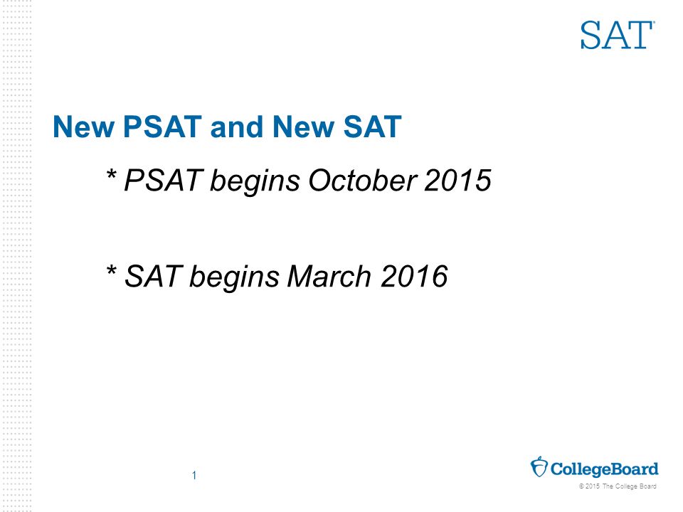 2015 the college board